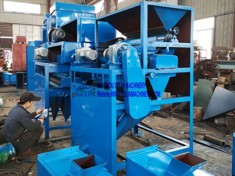 Sct Model Cylinder Type Rotary Drum Magnetic Separator