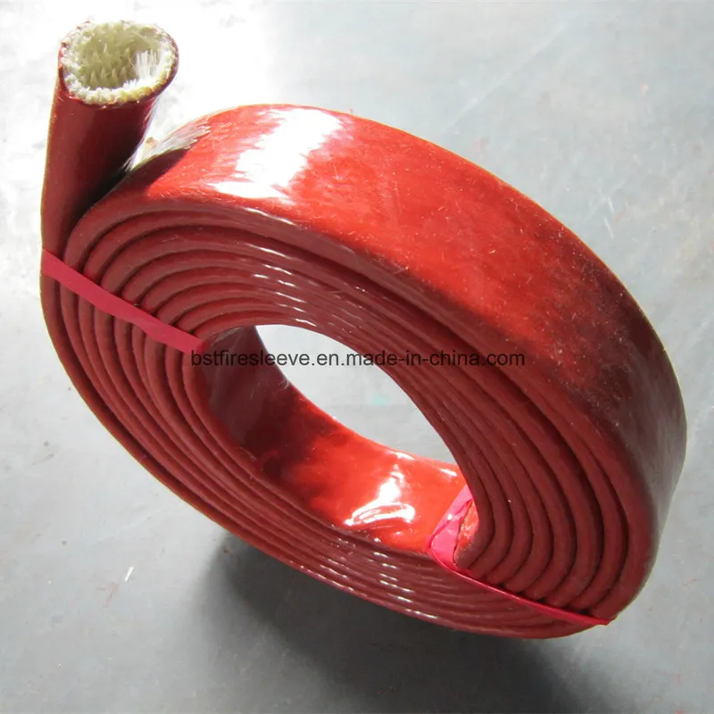 Silicone Jacket Fiberglass Hose Insulation Heat Sleeve