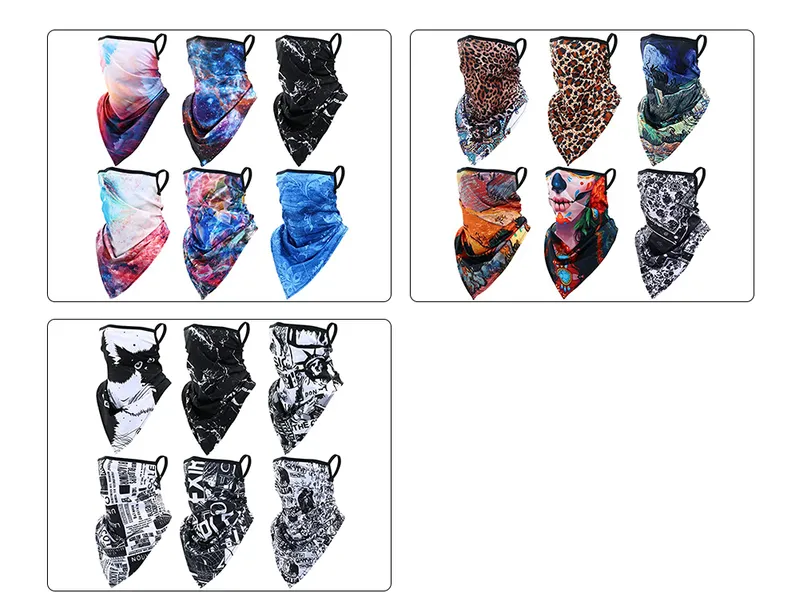 Colorful Paisley Pattern Neck Gaiter Bandana for Cycling Outdoor Sports