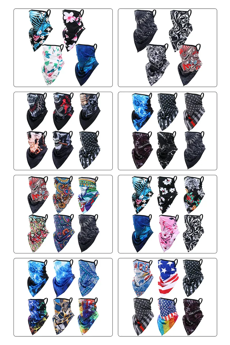 Colorful Paisley Pattern Neck Gaiter Bandana for Cycling Outdoor Sports