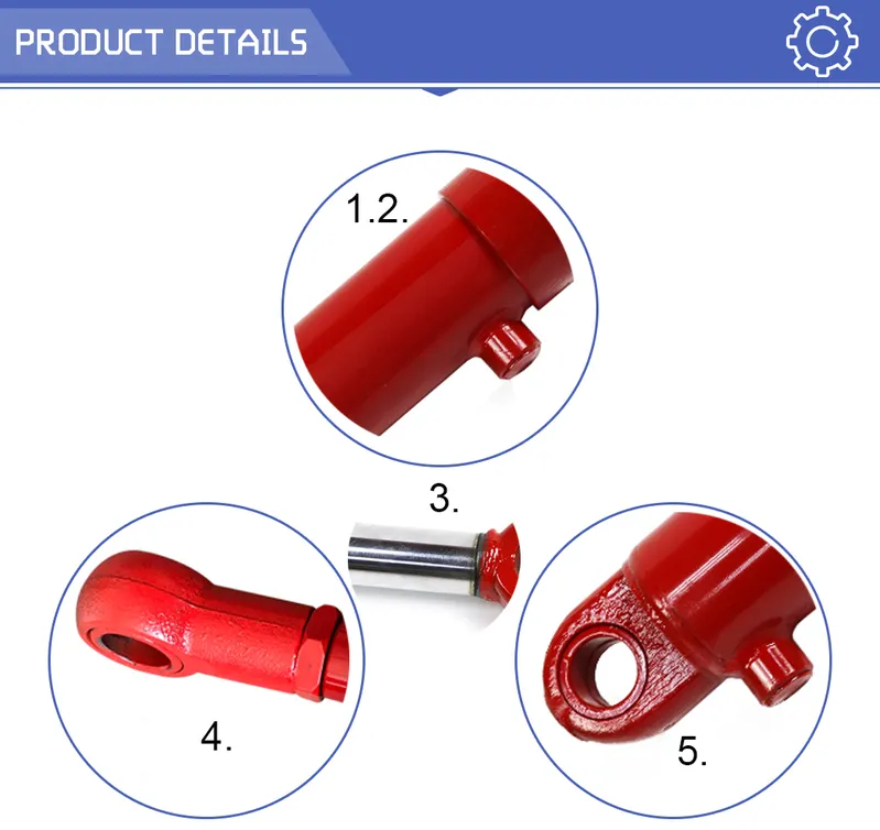 Double Acting Piston Pressure Hydraulic Jack Lifting RAM Hydraulic Cylinder