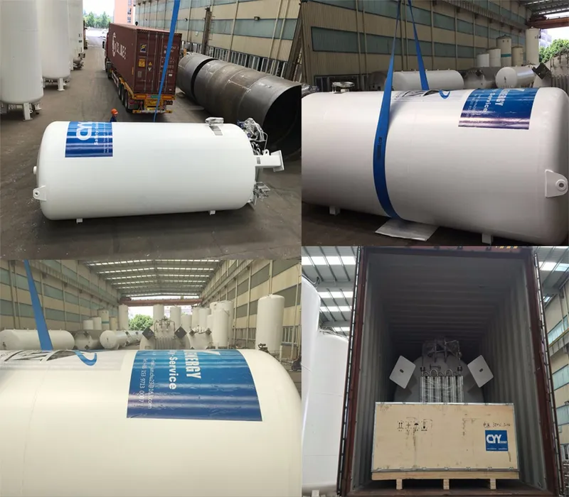 20m3 Liquid Oxygen Tank Vertical Liquid Cryogenic Storage Gas Tank