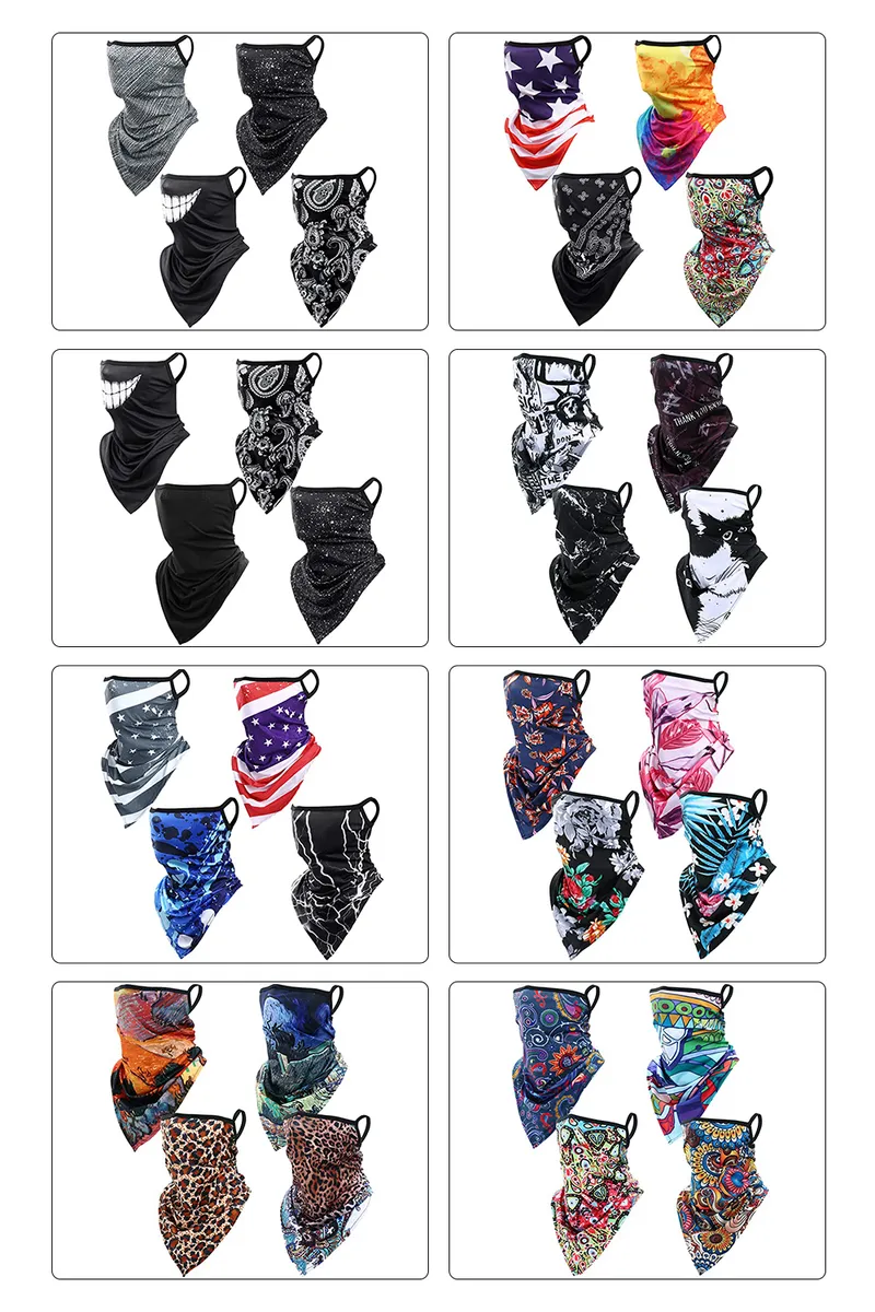 Colorful Paisley Pattern Neck Gaiter Bandana for Cycling Outdoor Sports