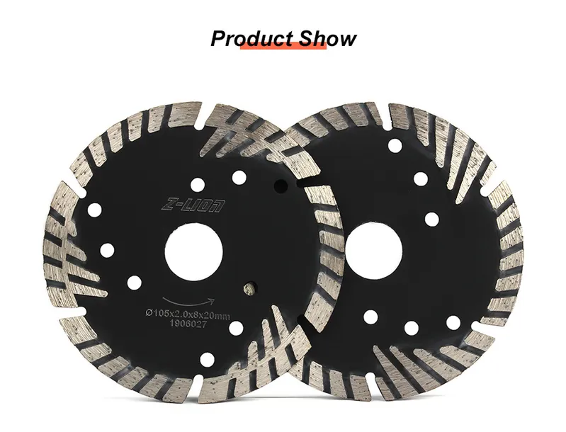 10inch/250mm Metal Abrasive Sintered Diamond Cutting Disc for Concrete/Stone/Sandstone