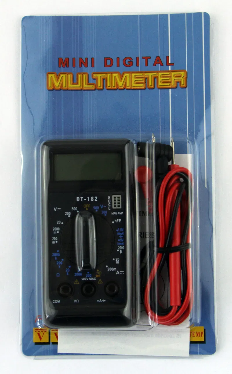 Dt-182 Digital Multimeter Thermometer Clamp Meter