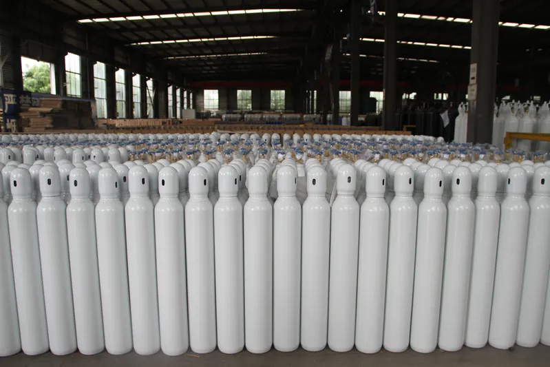 15L Industrial High Pressure Seamless Steel Portable Oxygen Gas Cylinder