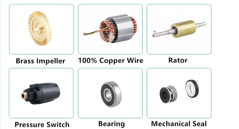 Copper Wire Automatic Self-Priming Pump with Pressure Switch