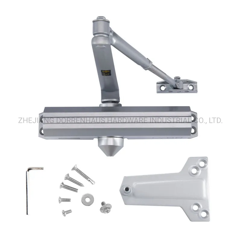 American Style Size Adjustable Heavy Duty Hold Open Door Closer D4000