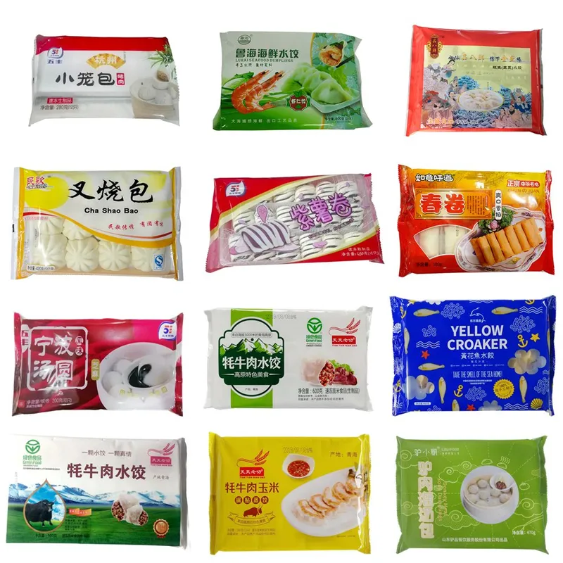 Horizontal Frozen Food Packing Machine/Vegetable Packaging Wrapping Machine for Plastic Bag