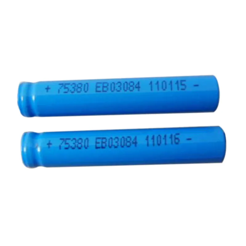 Li-ion 75380 3.7V 100mAh Small Cylinder Rechargeable Lithium Ion Battery Cell