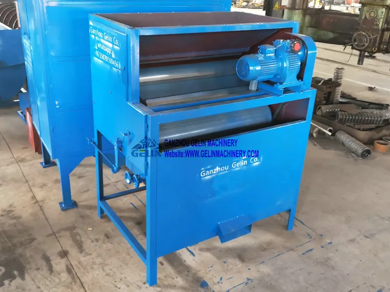 Sct Model Cylinder Type Rotary Drum Magnetic Separator