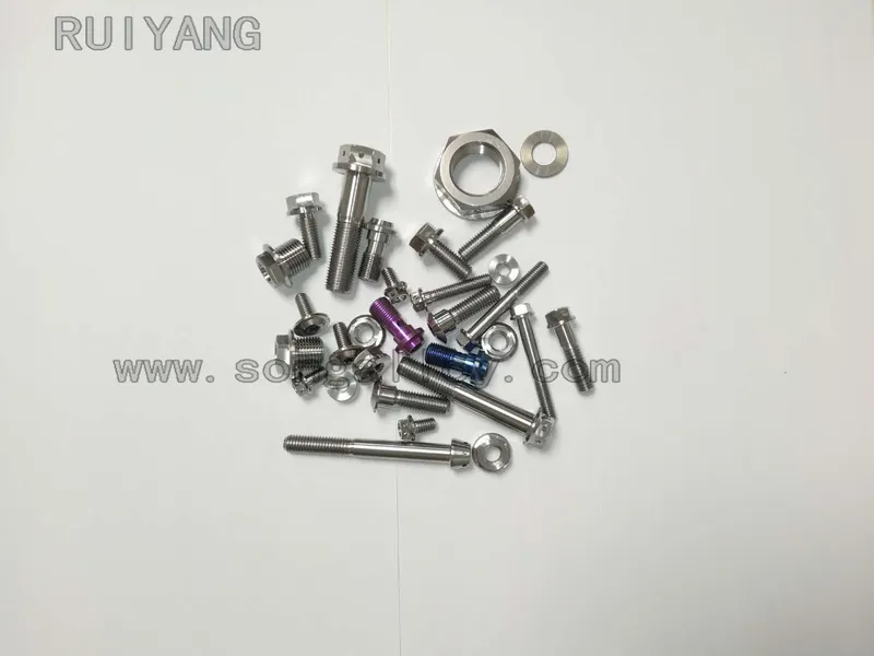 Titanium Alloy Hex Screw with Fastener Connection