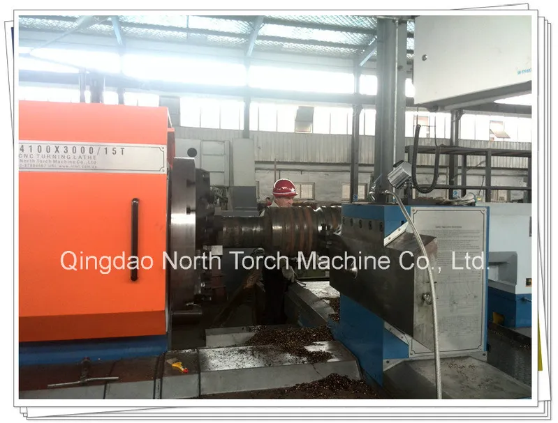 Professional Horizontal CNC Lathe for Machining 40 T Cylinder (CG61160)