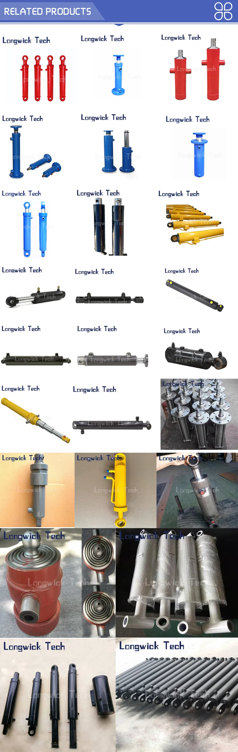 Double Acting Piston Pressure Hydraulic Jack Lifting RAM Hydraulic Cylinder