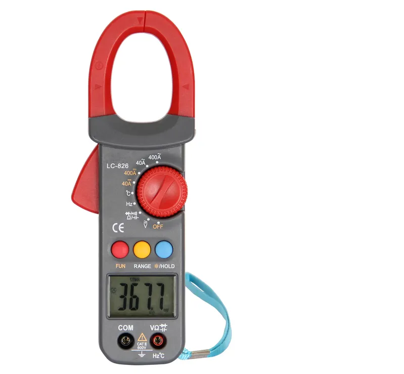 Dt-826 Digital Multimeter Thermometer Clamp Meter