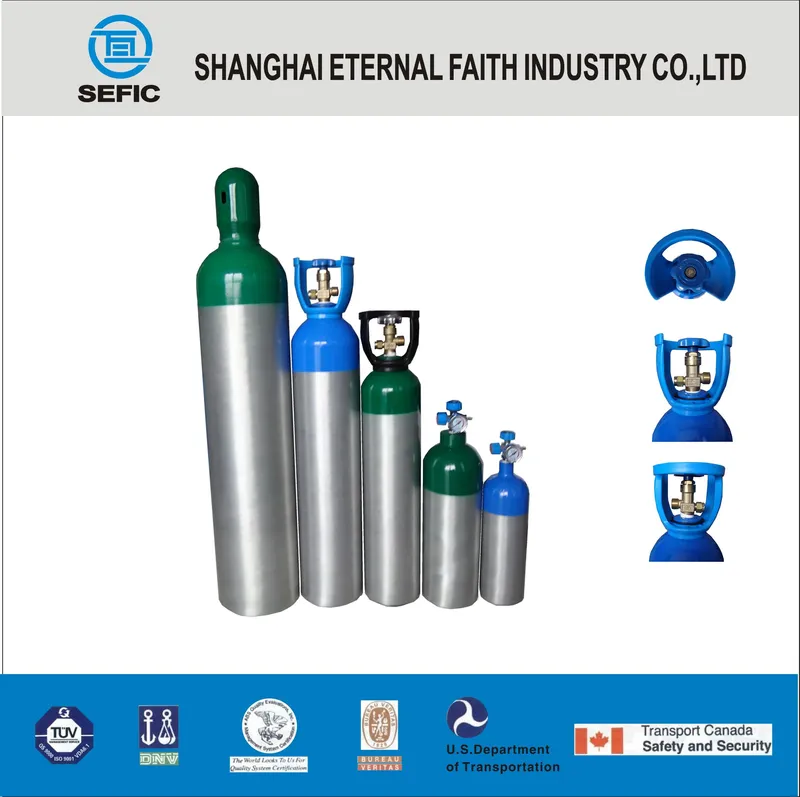 Bs5405 Small Portable Aluminum Oxygen Gas Cylinder