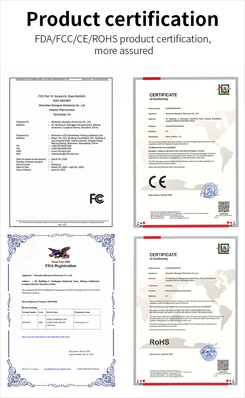 Blood Oxygen Monitor Pluse Oximeter with CE FDA ISO13485 Certificated