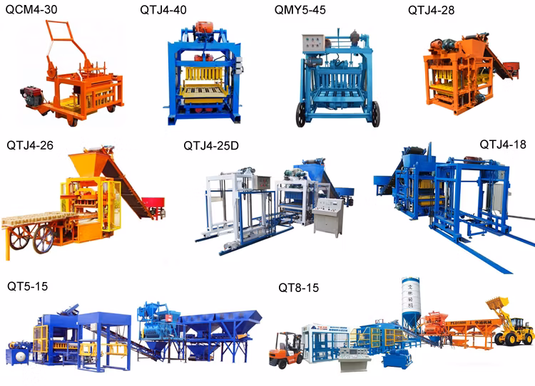 Qt4-40 Low Price Easy Operate Concrete Block Making Machine Price