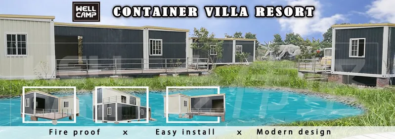 Movable Modular Prefab House Container Villa