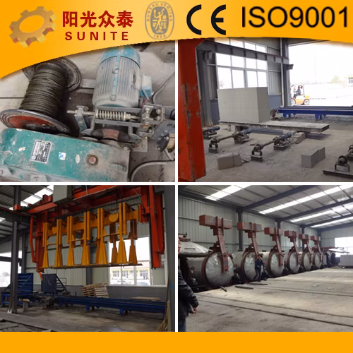Automatic AAC Block Machinery Production Line, Concrete Wall Production Line