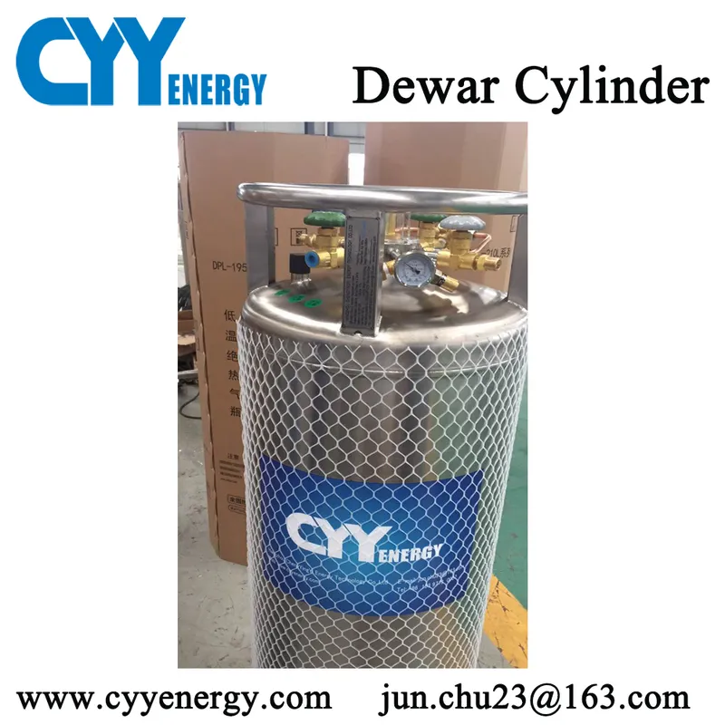 Industry and Medical Cryogenic Nitrogen Oxygen Argon Carbon Dioxide Dewar Cylinder