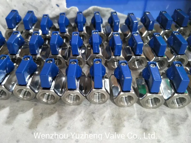 Brass Mini Valve Mini Valve with Chrome Plating Female Thread Mini Ball Valve