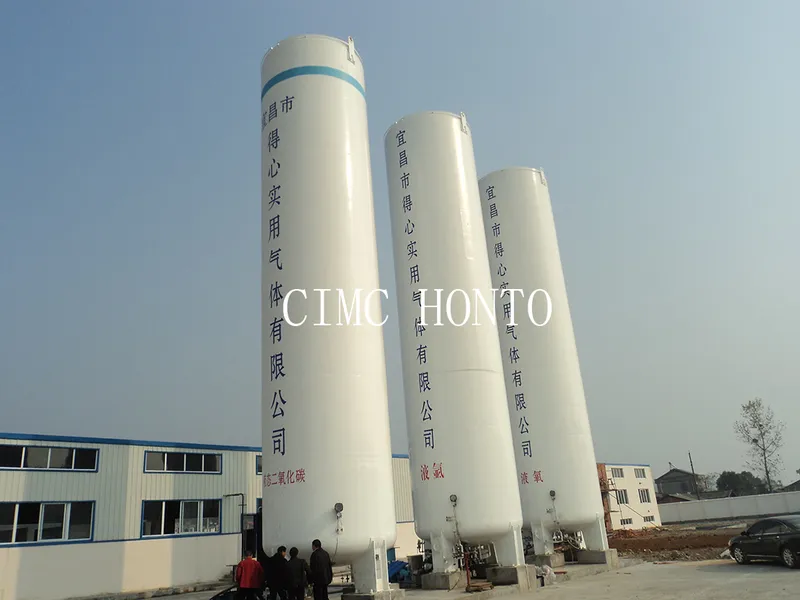 Cryogenic Medical Liquid CO2 Nitrogen Oxygen Storage Tanks for LNG