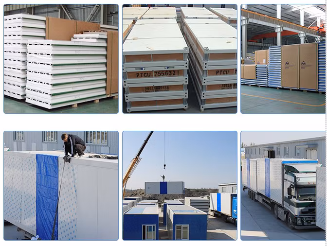 China Supply Container House for Labor Camp with Kitchen / Toilet / Clinic / Hospital