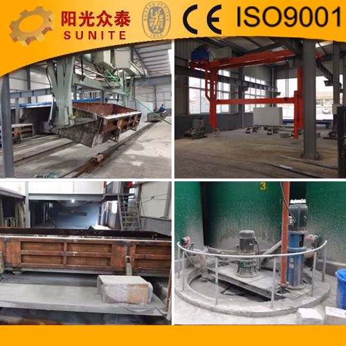 Automatic AAC Block Machinery Production Line, Concrete Wall Production Line