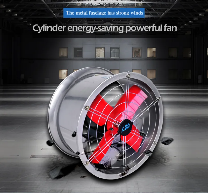 250 300 350 400 500 600 mm Industrial High Power Temperature Small Axial Fan 300 Cfm