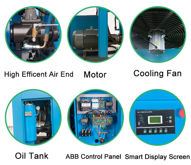 30 HP 22kw Low Noise VSD Pm Screw Air Compressor for Oxygen & Nitrogen Generator