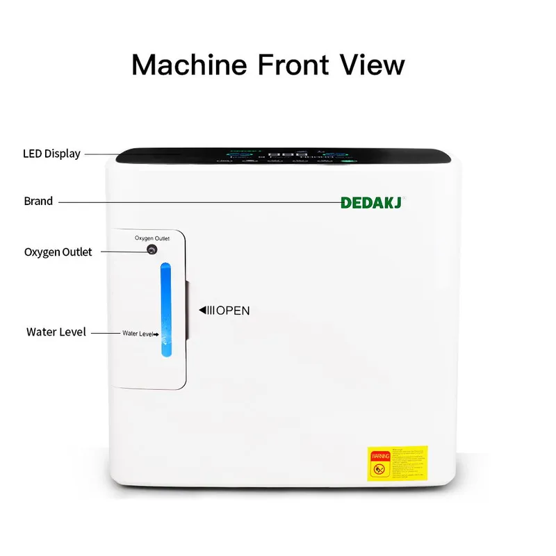 High Flow 93% Purity Portable Small Size Oxygen Concentrator Oxygen Generator