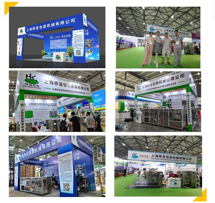 Full Automatic Horizontal Packaging Machine with Multi Heads Weigher for Zipper Bag Standup Pouch Bag Packing