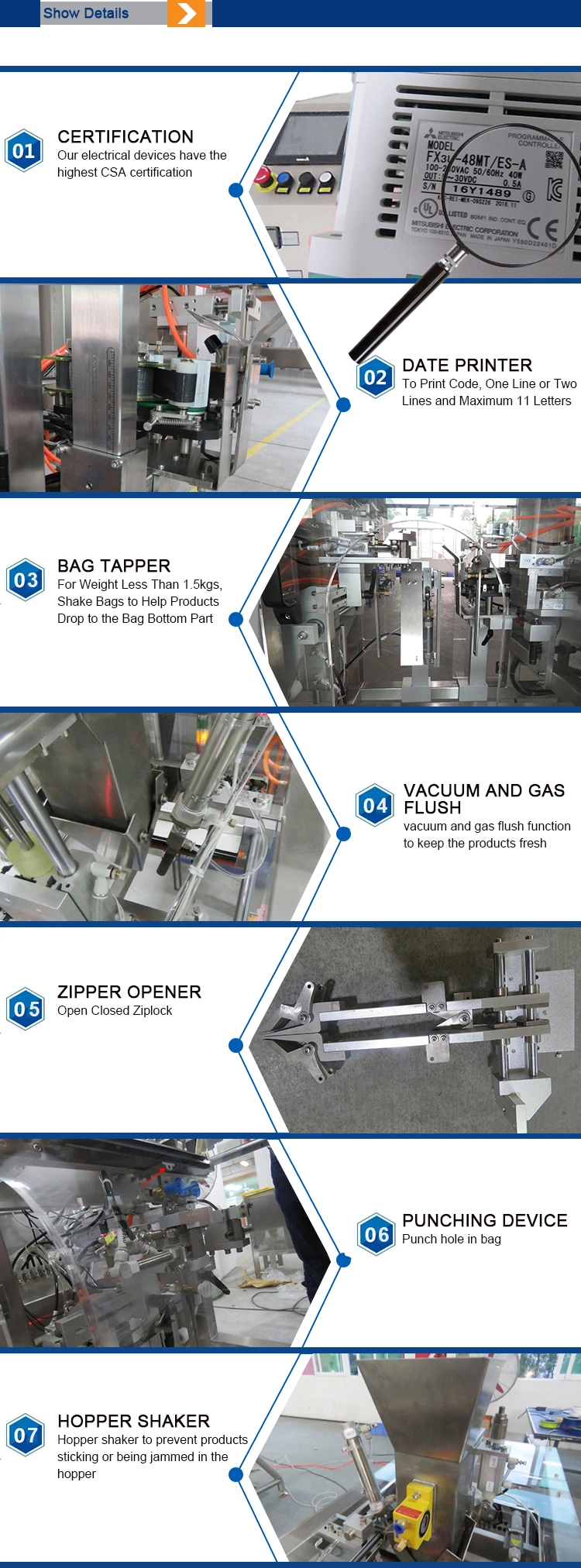 Mini Doypack Pouch Horizontal Packing Packaging Machine