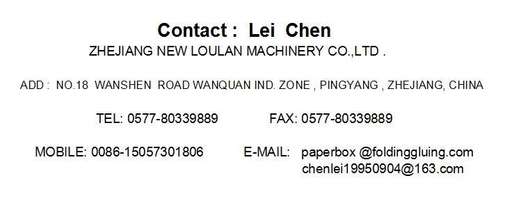 Automatic Running Packing Machine for Lock Bottom Box Making (GK-CB) Series