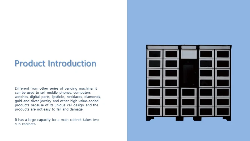 2020 Newest Automatic Smart Rice Vending Machine with Cash Box with Kiosk