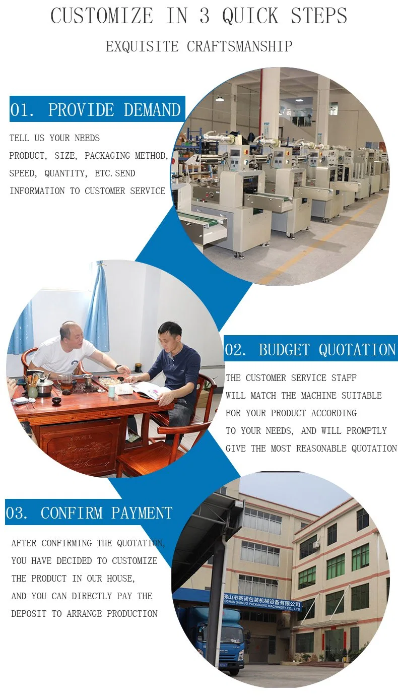 Bread Packaging Machine Three Servo Packaging Machinery Food Packaging Machine