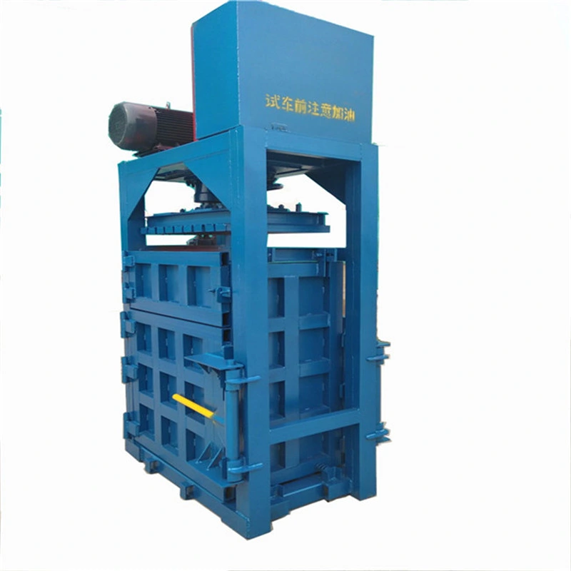 Vertical Pet Bottle and Cans Baler Plastic Compactor Machine