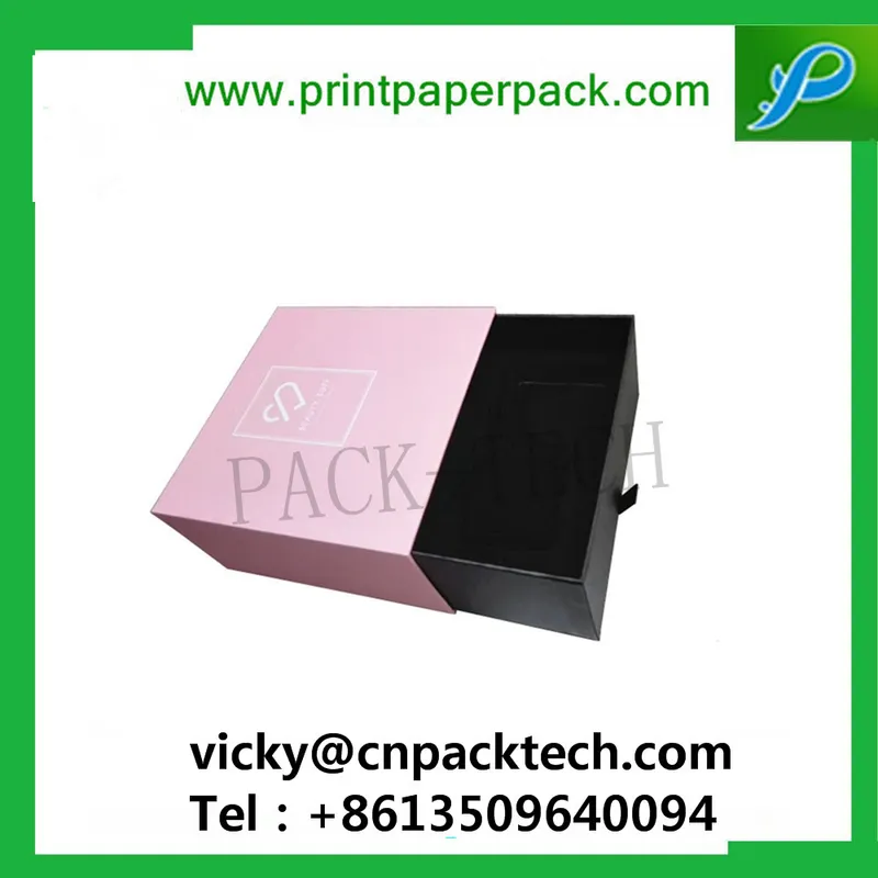 Custom Printed Box Packaging Durable Packaging Cosmetic Packaging Box Slide Cosmetic Packaging Box