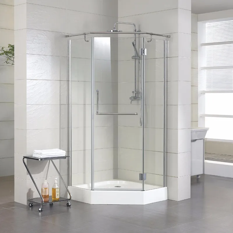 Safety Tempered Shower Glass Clear Glass