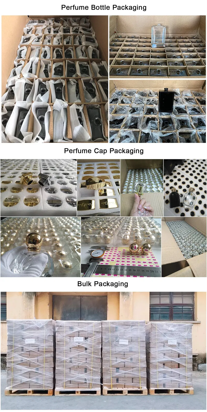 Bulk Empty Perfume Glass Bottles on Selling