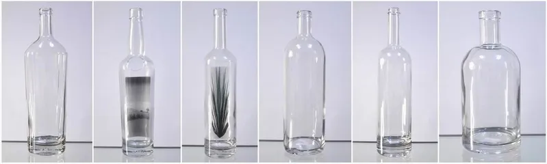 550ml Glass Liquor Bottle Violin Shaped Glass Bottle