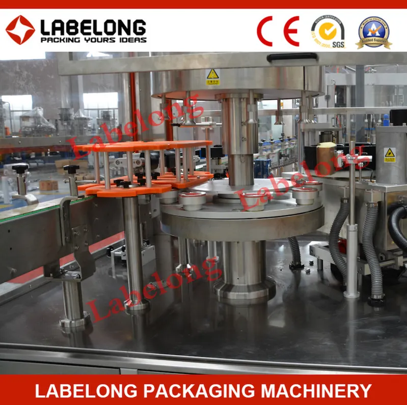 Automatic Roll-Fed Labeling Machine for Round Bottle