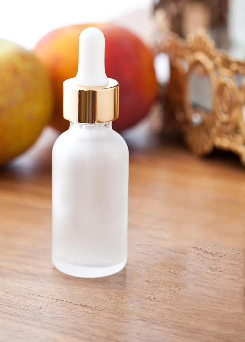 Cosmetic Essential Oil Dropper Bottle, Glass Bottle 30ml with Dropper