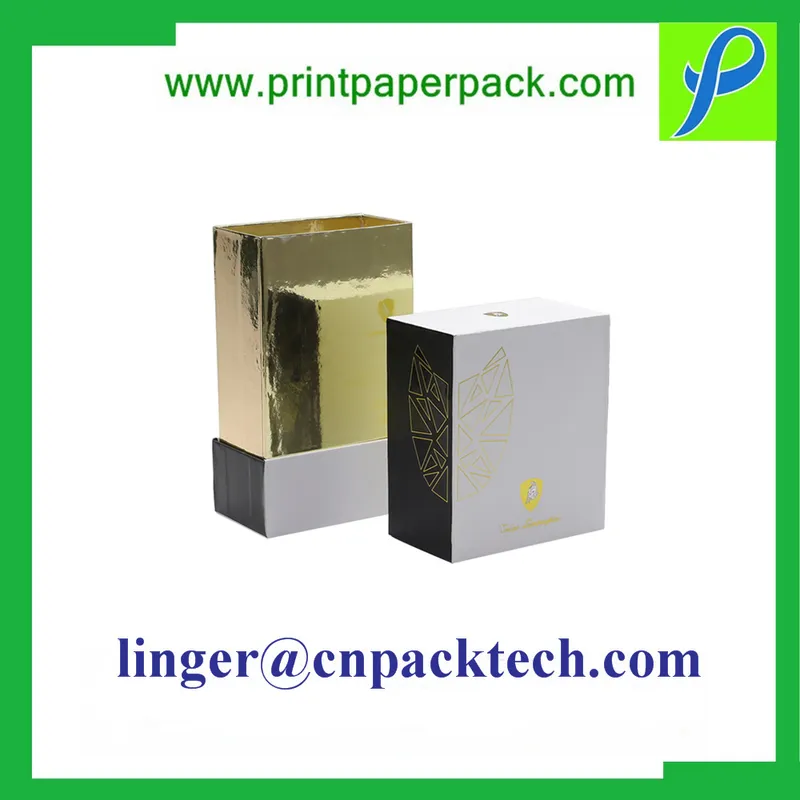 Customized White Paper Box Printing Logo Perfume Box