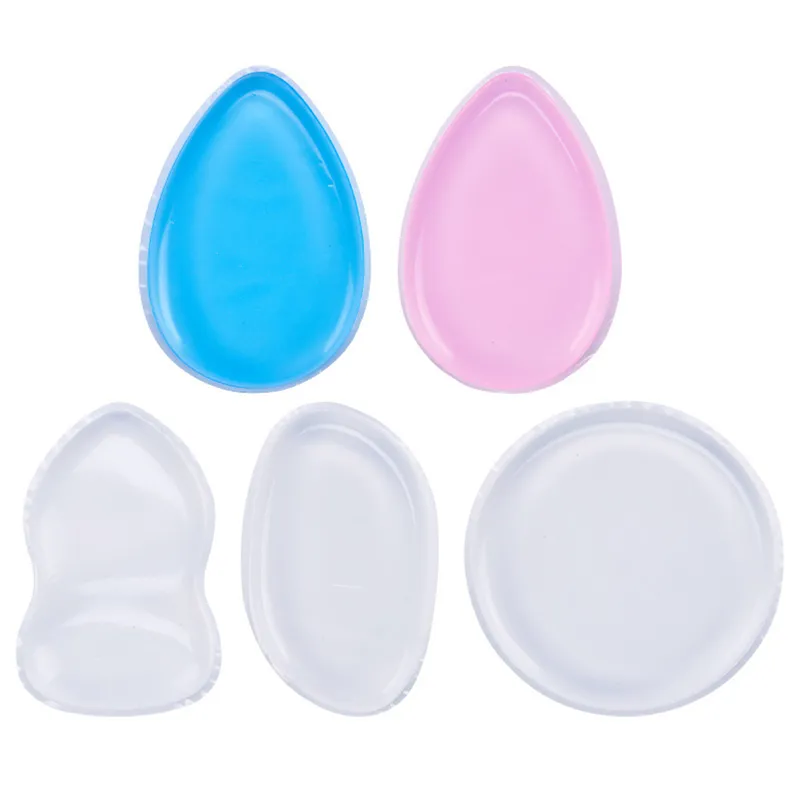 Silicone Makeup Powder Puff Transparent Makeup Foundation Puff Sponge