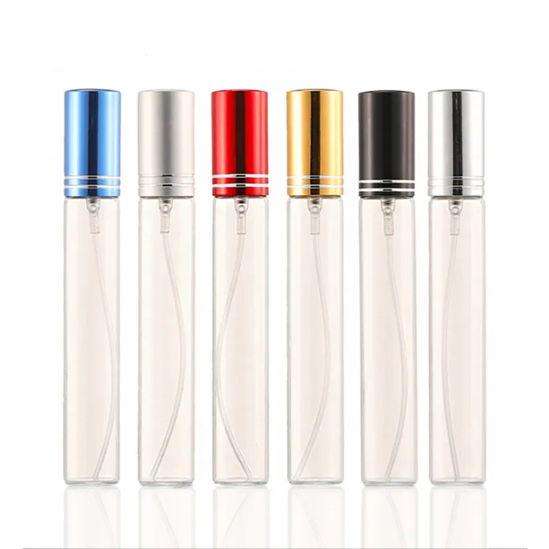 5ml 10ml Glass Test Tubes Perfume Bottles with Aluminum Screw Caps