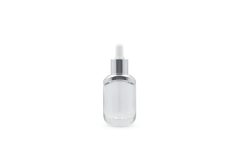 Transparent/Frosted 35ml Essential Bottle Oil Dropper Serum Cosmetic Glass Bottle