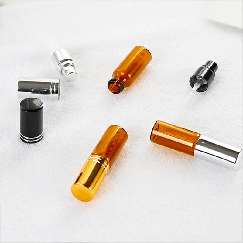 Best Quality Printing Atomizer Empty Black Perfume Glass Spray Bottle