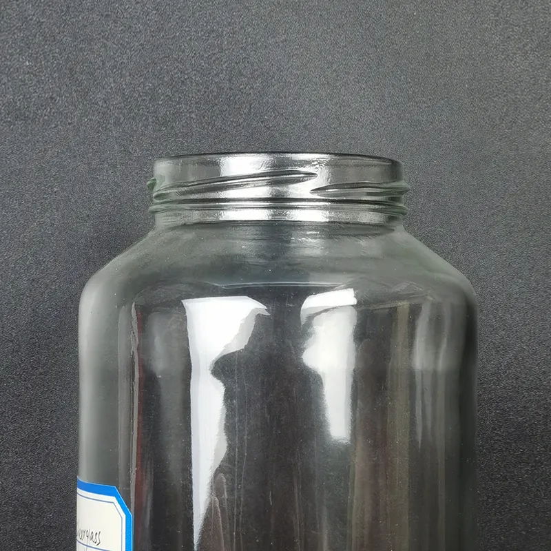 Flint Glass Bottle for Beverage, Cosmetics, Food Container Glassware